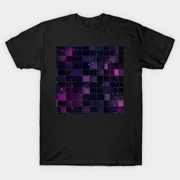 Cosmic Boundlessness - Infinite Nebula Seamless Pattern T-Shirt by nelloryn